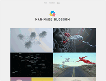 Tablet Screenshot of man-made-blossom.com